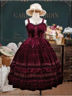 Velvet Dreaming Classic Lolita Dress (Long Version) by Tiny Garden (TG101)